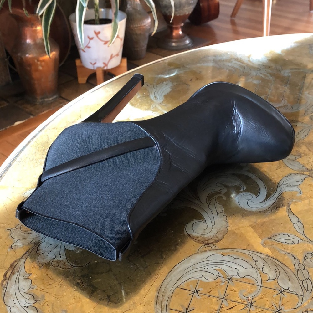Pura Lopez black high heeled boots size 38 - Picture 6 of 7